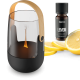 Zestaw aromatyzer Stadler Form - Sophie Little, czarny + Olejek zapachowy Lemon