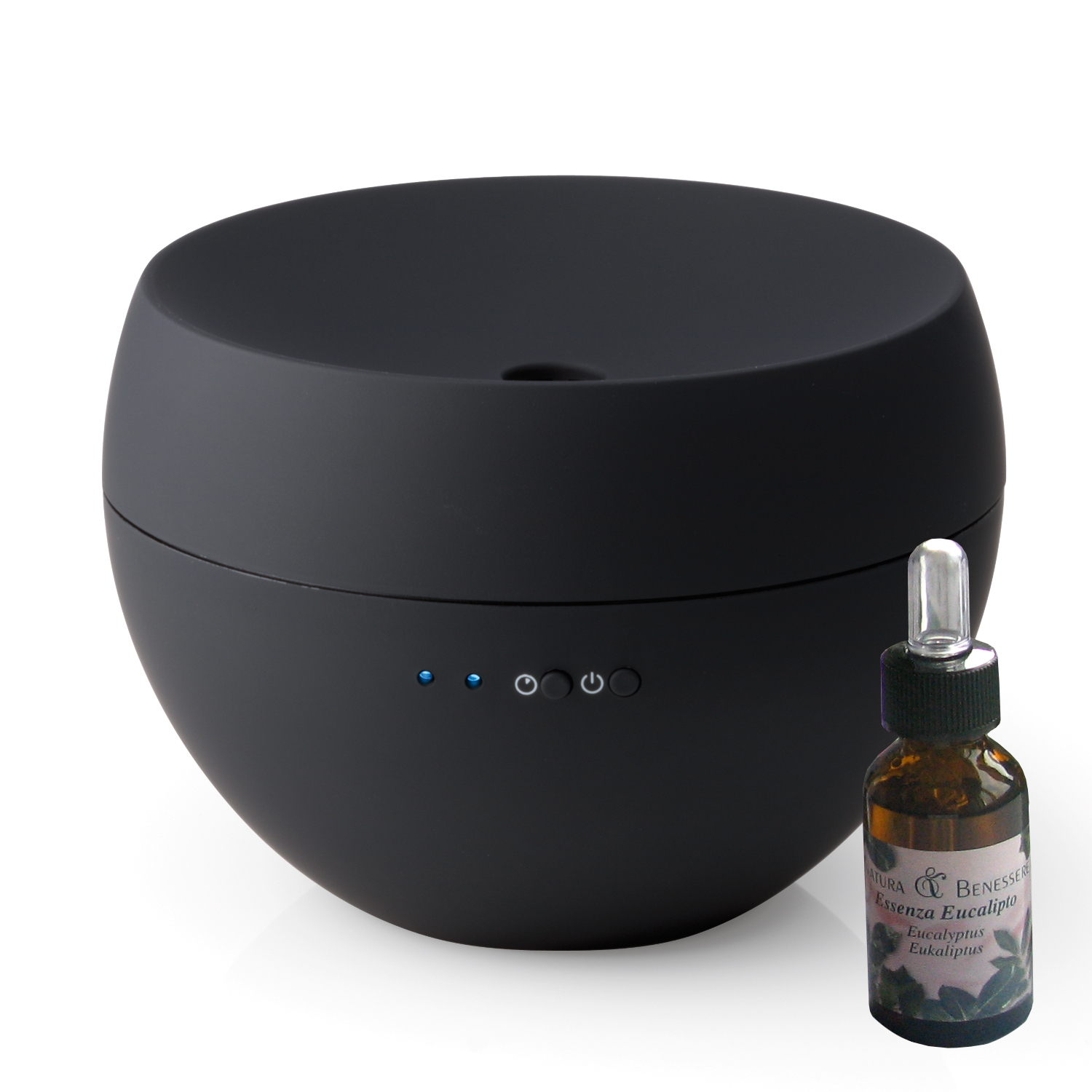 Aromatyzer Stadler Form Jasmine, czarny + naturalna esencja eukaliptusowa