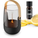 Zestaw aromatyzer Stadler Form - Sophie Little, czarny + Olejek zapachowy Lemon