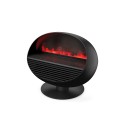 Termowentylator Stadler Form Erik czarny z efektem kominka i aromaterapią