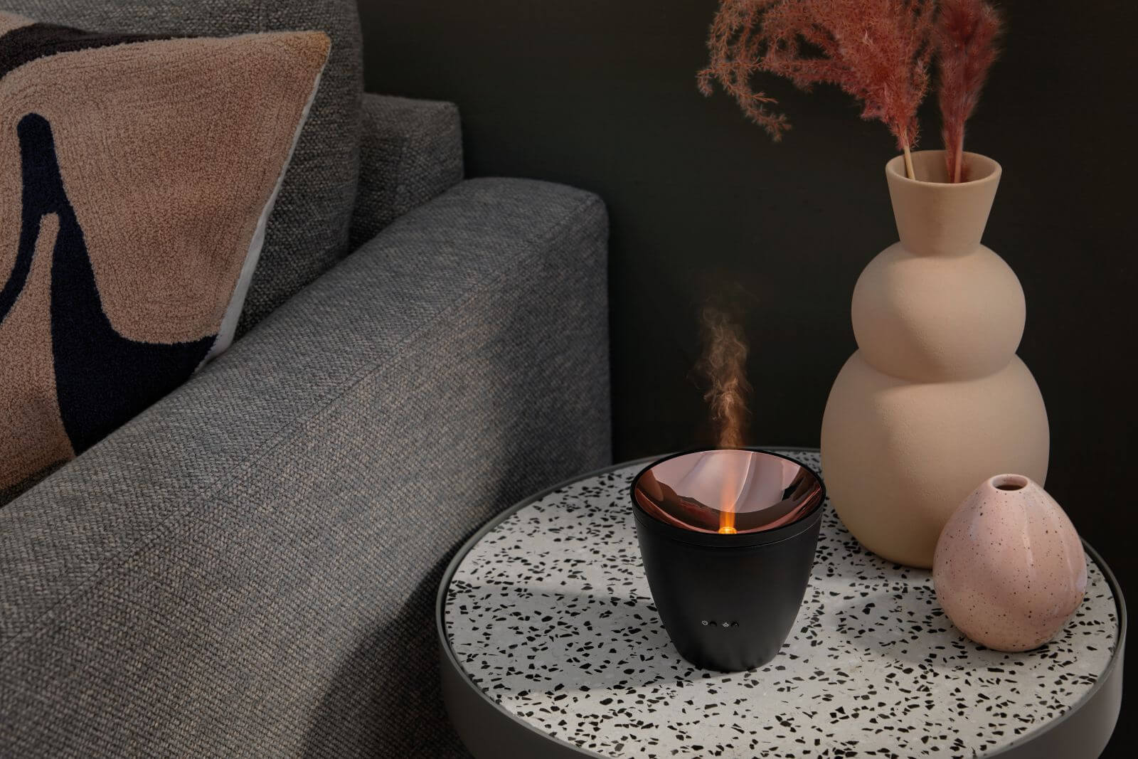 Zestaw Aromatyzer Stadler Form Zoe, czarny + olejek zapachowy Relax
