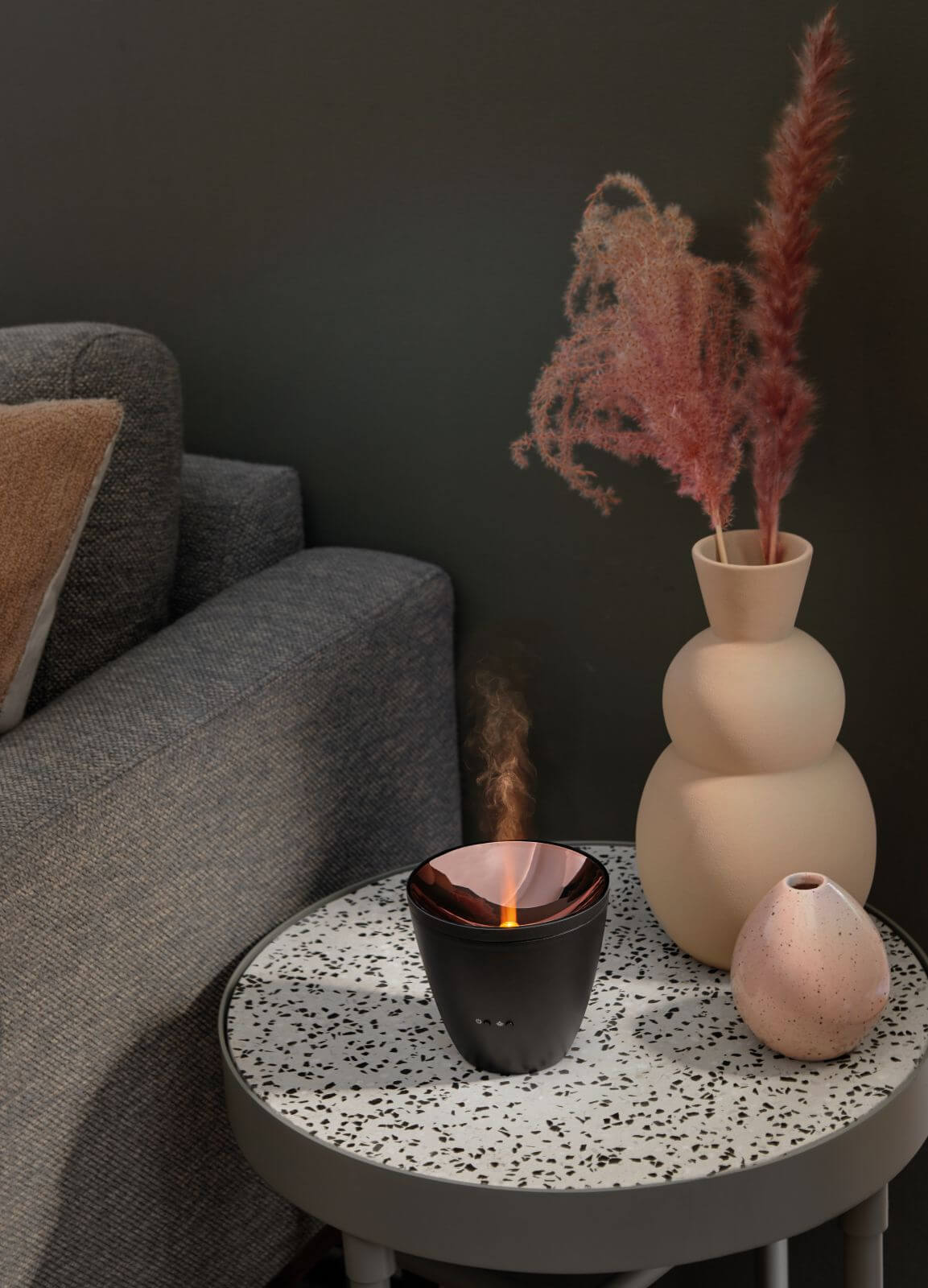 Zestaw Aromatyzer Stadler Form Zoe, czarny + olejek zapachowy Relax