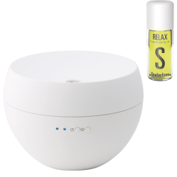 Zestaw Aromatyzer Stadler Form - jasmine, biały + olejek eteryczny Relax
