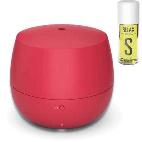 Zestaw Aromatyzer Stadler Form Mia, chili red + olejek zapachowy Relax