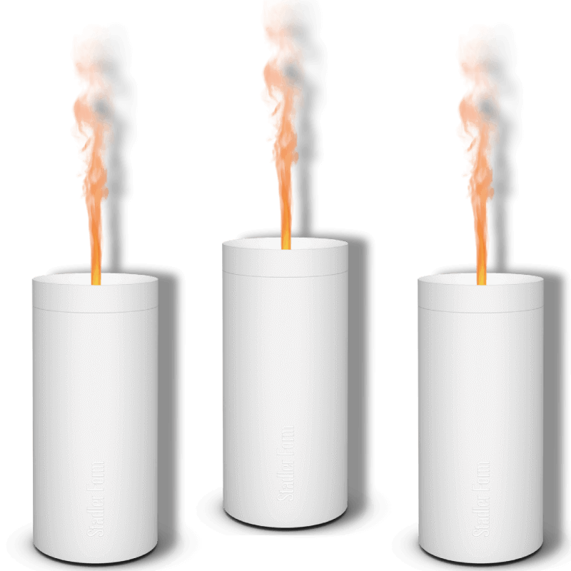 Aromatyzer Stadler Form Lucy, biały - zestaw 3 sztuk
