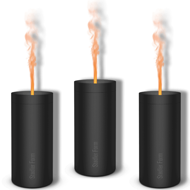 Aromatyzer Stadler Form Lucy, czarny - zestaw 3 sztuk