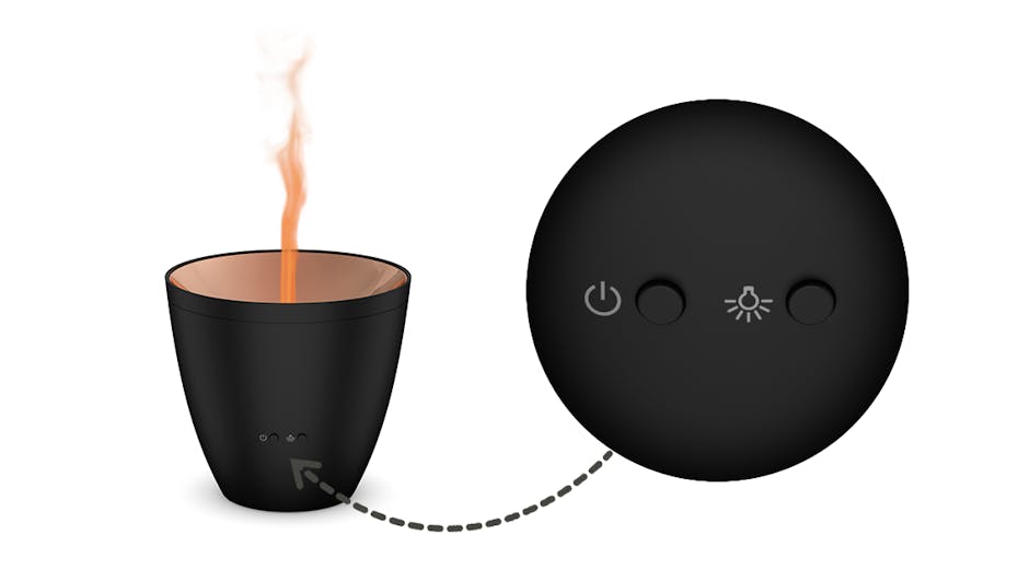 Zbliżenie na detal aromatyzera Stadler form Zoe