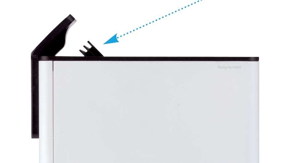 Wizualizacja trybu swing w osuszaczu powietrza Stadler Form Albert