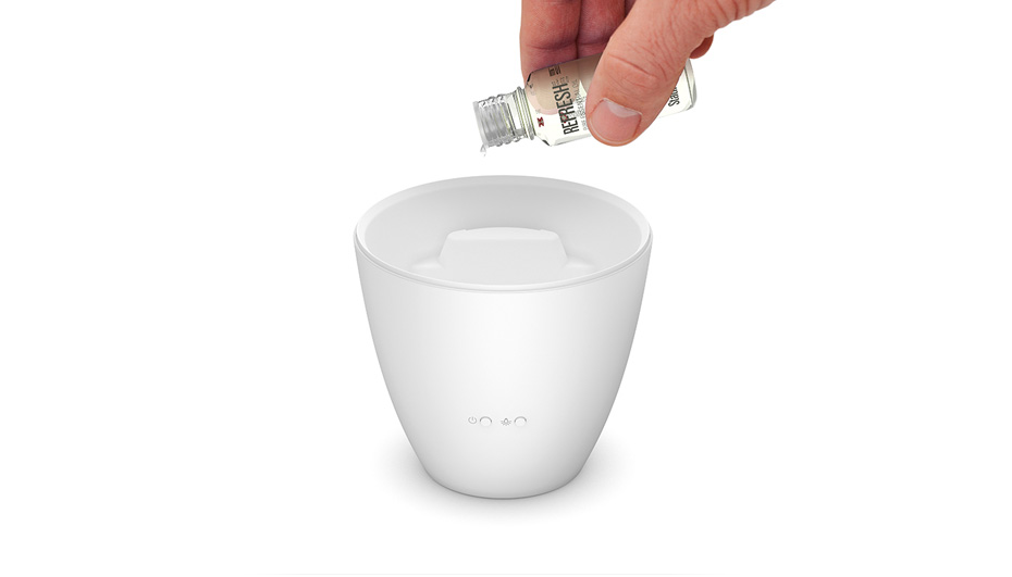 Zbliżenie na detal aromatyzera Stadler form Zoe